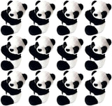 Mini Panda Figurines,Cute Panda Bamboo Toys Panda Cake Decoration,Panda Clips Curtain Holder,Home Decoration Plant Pots Bonsai Craft Decor,Chinese Style Souvenir