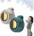 Portable Silent Mini Bladeless Fan Clip On, Portable silent mini bladeless electric fan, 3 Speeds Hands-Free Neck Fans Hanging Waist Clip Bladeless Fans for Girlfriend Summer Gift (White+Green)