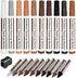 Furniture Wood Repair Markers Kit,Touch Up Markers and Wax Sticks with Sharpener,for Stains, Scratches, Floors, Tables, Desks, Carpenters, Bedposts, Touch-Ups, Cover-Ups, Molding Repair - Set of 21