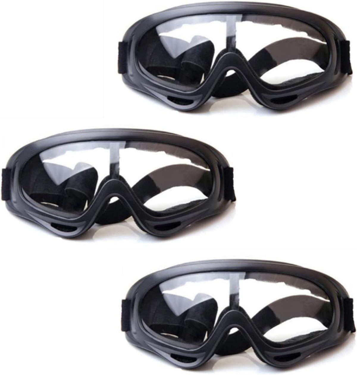 Children’s Safety Glasses－3 Pack of Kids Outdoor Game Protective Goggles Safety Goggles Eyewear for Nerf N-Strike Elite Gun Toy Gun Game Eye Protection & Laboratory Work Safety Glasses