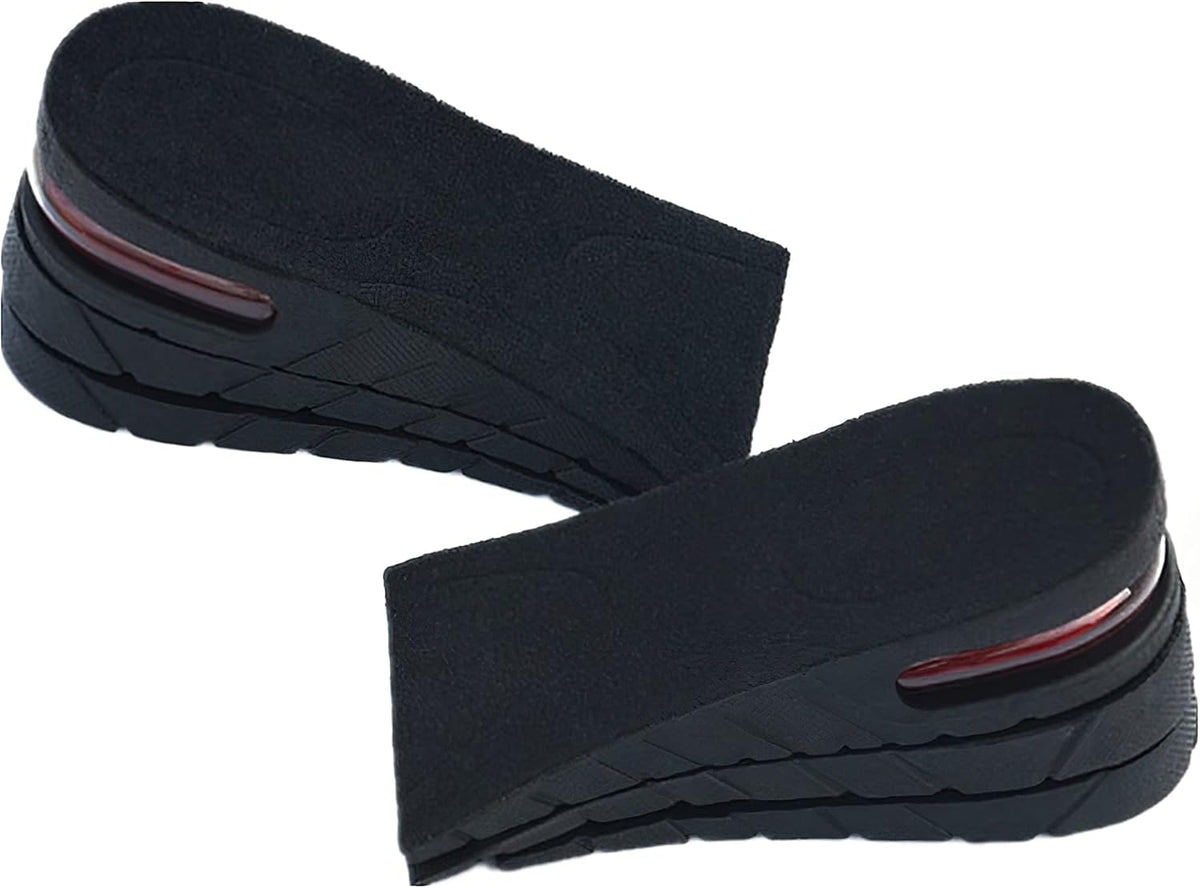 Height Increase Insole 3-Layer Air up Shoe Lifts Elevator Shoes Insole -6 cm(2.4inches) Heels lift Inserts for Men and Women