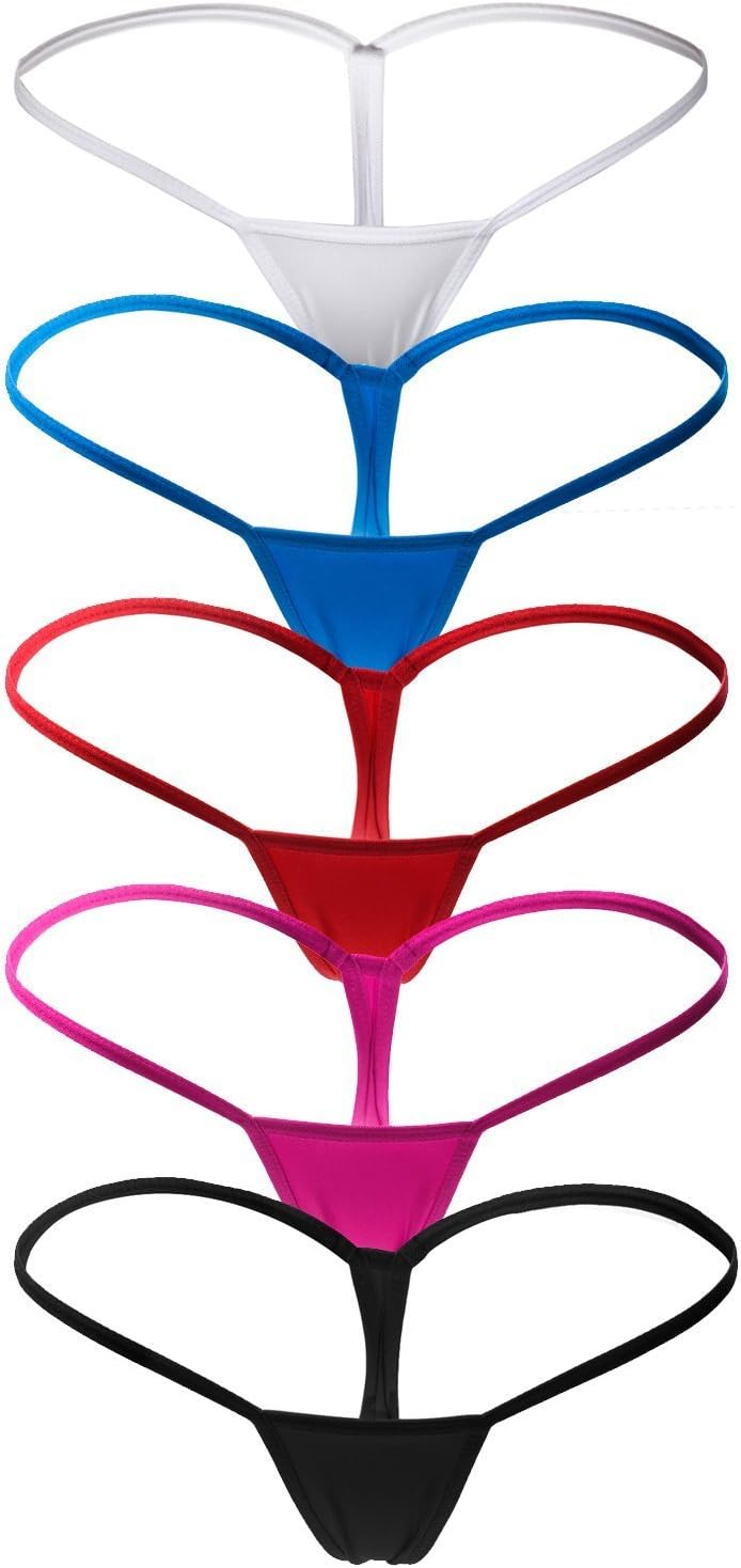 Women's Low Rise Micro Back G-string Thong Panty Underwear