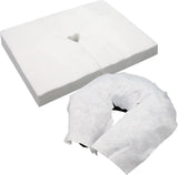 100PCS Upgrade Disposable Face Cradle Covers, Medical-Grade, Ultra Soft, Luxurious, Non-Sticking Massage Face Covers, Large Disposable Headrest Covers for Massage Tables and Massage Chairs