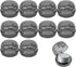 10Pcs Stove Locks,Child Safety Oven Knob Covers Stove Lock,Stove Stopper Knob Safety Covers,Stove Protector for Kids(Transparent Black)