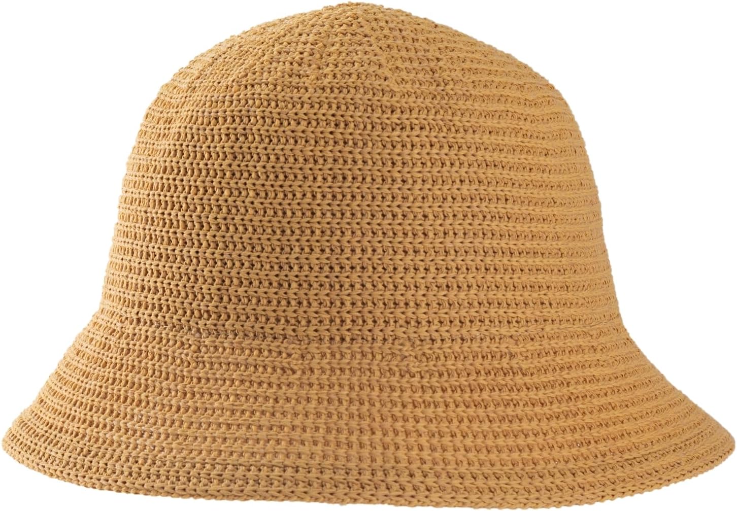 MEINICIY Bucket Hats for Woman, Beach Sun Hat for Women, Bamboo Mesh Woven Bucket Hat Foldable Packable Fishing Hat