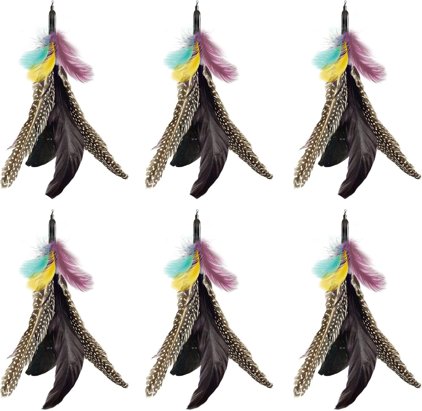 Feather Cat Toy Refill: Fits Da Bird-Handmade Natural Guinea Feather- by
