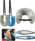 2 Pack Stuffable Travel Neck Pillow for Extra Luggage Clothes Adjustable U-Shapes Airplane Plane Travel Pillow Storage Bag Adjustable Neck Size Travel Essentials Multifunctional Sleeping Rest Cushion