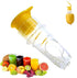Mini Citrus Press - Handheld Lemon & Lime Juicer with Screw Top Lid, Compact Manual Juice Extractor for Cocktails, Drinks, Kitchen - Durable, Easy Clean, Portable Fruit Squeezer
