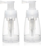 2PCS Powder Spray Bottle, 180ml Portable Powder Dispenser with Converging Nozzle, Powder Container Even Dispensing Powder Spray for Baby Powder, Body Powder and Even Edible Glitter