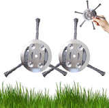 Universal Steel Wire Weedeater Head, Universal Wire Trimmer Head, Steel Wire Trimmer Head, Universals Steels Wires Grass Trimmer Heads, for Weed Eater, Grass Removal Tool (1, 3 Blades)