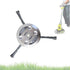 Universal Wire Weed Eater Head,Steel Wire Wheel Grass Trimmer,Steel Wire Weed Eater Head,Rotary Cutter Trimmer Head for String Trimmers, Gardening Lawnmower, Moss & Rust Removal (3 Knives)