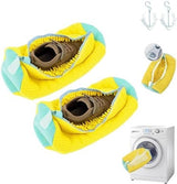 Unbloo Shoe Bag for Washing,Unbloo Laundry Shoe Bag, Sneaker Washing Machine Bag, Shoe Washing Machine Bag, Unstain Laundry Shoe Bag,Reusable Shoe Laundry Bag for Washer and Dryer (1pair-Yellow)