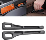 2PCS Nodrop Seat Guard,Car Seat Side Gap Filler, Place Your Phone, Cards, Wallet, Side Gap Fillers for All Cars Place Your Phone, Cards, Wallet (BLACK B)