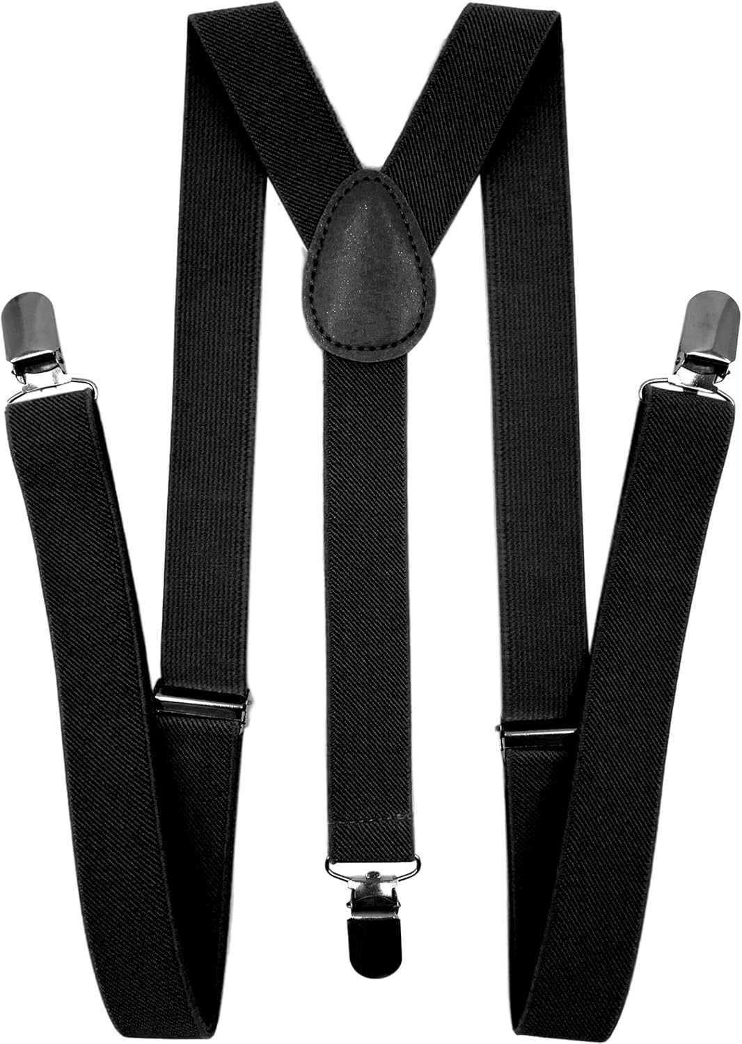 Suspenders for Women and Men | Elastic, Adjustable, Y-Back | Pant Clips, Tuxedo Braces