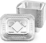30Pcs BBQ Accessories Grease Cup Liners, Aluminum Foil Drip Pan,Compatible with Napoleon Prestige, Rogue, Mirage, Ultra Chef Series