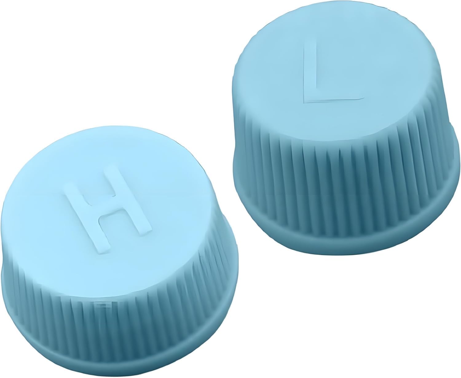 2Pcs Replacement Valve Caps for Car Air Conditioning, Leakproof R134a AC System Charging Port Caps Dust Cover, High and Low Pressure Valve Cap for Vehicle AC, Car Accessories