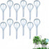 12 Pcs Plant Watering Globes, Automatic Watering Bulbs, Plastic Garden Watering Globes Device, Water Device Drip for Plant, Self-Watering System for Indoor Outdoor Garden (Lake Blue)