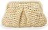 Straw Clutch Purse for Women Cloud Dumpling Pouch Straw Crossbody Shoulder Handbag Summer Beach Woven Bag