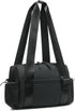 Mini Gym Tote Bag for Women Girls, Cute Fitness Gym Bag W/Wet Compartment Waterproof for Yoga Travel Workout Sport Bag, Black