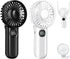 [Mini Portable Handheld Fan 2 Pack] 5 Adjustable Speeds Personal Fan with Lanyard,180° Foldable Small Hand Fans for Makeup, Home, Office, Travel and Outdoor Activities