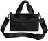 Mini Gym Bag for Women & Men Adjustable Small Duffle Bag with Detachable Strap, Waterproof Gym Tote with Wet Compartment, Portable Fitness Shoulder Bag for Sports & Travel (Black)