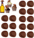24-Pack Mini Western Hats, Mini Cowboy Hats, Western Mini Cowboy Hats Plastic Micro Doll Hat Craft Kit (Brown)