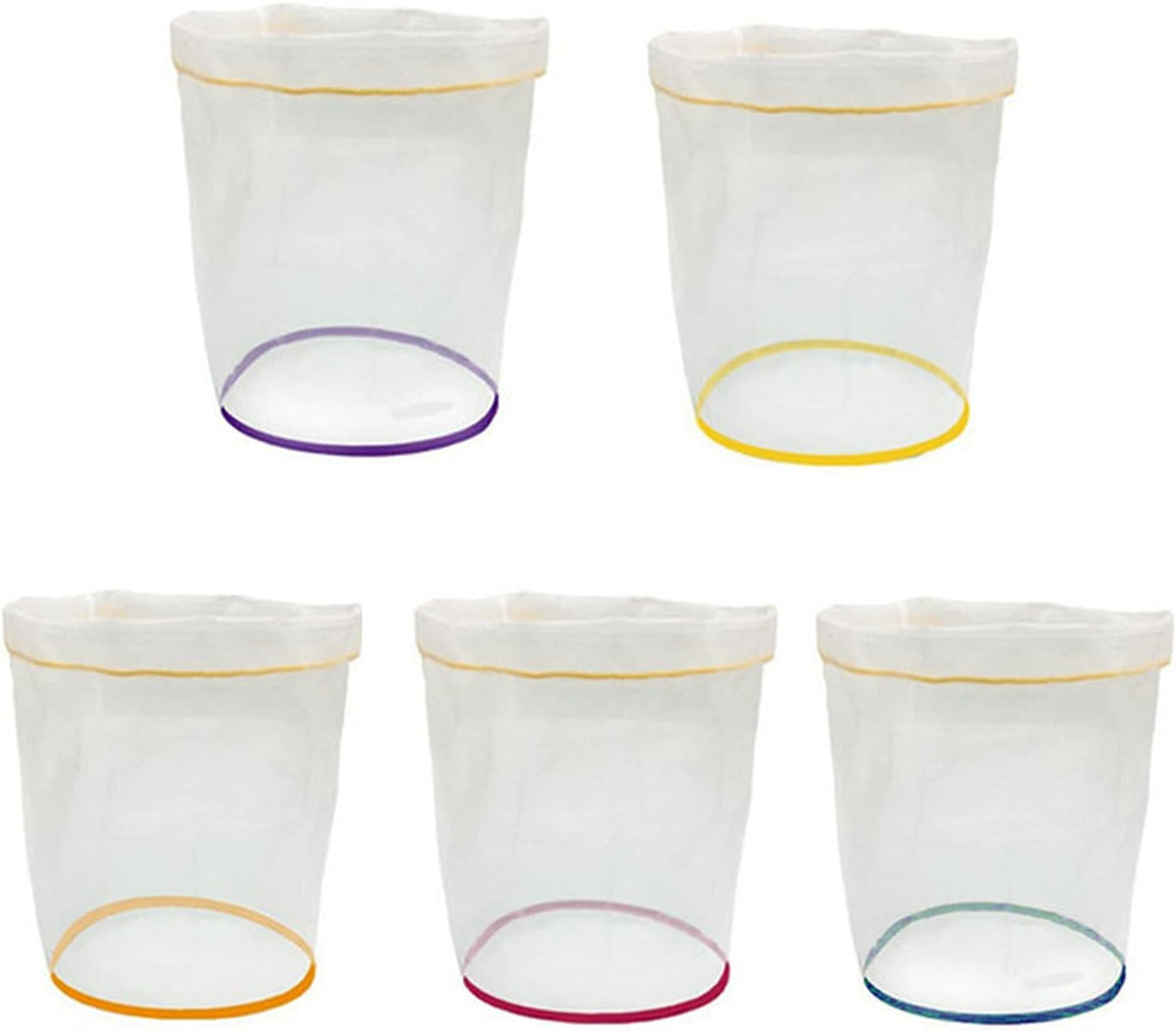 5pcs 5 Gallon Filter Bag Bubble Bag Herbal Ice Essence Extractor Kit Set Micron Drawstring Extraction Bags