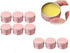 Aluminum Tin Jar With Screw Cap, 9 Pcs Rose Gold Round Containers, Empty Refillable Tin Cans, 60g