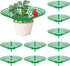 10 Pack Strawberry Plant Supports, Strawberry Plant Stand with 3 Sturdy Legs, Strawberry Growing Racks, Strawberry Growing Frame, Protecting Strawberry Plants from Mold, Rot and Dirt, Green