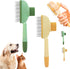Zen Brush for Cats, New Avatar Zenbrush Cat Comb, Upgrade Self-Cleaning Pet Flea Comb Grooming Brush, Short&long Cat Dogs Multi-function Grooming Brushs for Massaging and Removes Fur (Mix)
