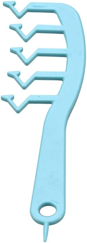 Z Shape Hair Slit Comb,Hair Fluffy Comb,Curly Bangs Styling Puff dressing, Curly Bangs Styling Volumizer Salon Women Home BarberSalon (A)
