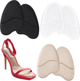 Metatarsal Pads Women, Forefoot Pads for Women,Anti Sliding Foot Pads for Open Toe Shoe, Ball of Foot Cushions, Shoe Pads Heel Pads for Stop Feet from Sliding Forward, Heel inserts for women