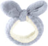 Skin Care Headband, Face Washing band, Bunny Ears, Bath Shower, Girls Elastic Makeup (C, M)