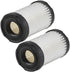 Replacement Part for Machine 2x Air Filter Compatible with Tecumseh 35066 Compatible with Oregon 30-301 Compatible with Sears 10096 63087A Lawn Mower.