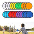 24pcs Collapsible Frisbee Fan Set Beach Frisbee Party Idea Gift Halloween Christmas New Years, 8 Colors
