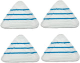 4PCS Washable Microfiber Steam Mop Pads, Replacement Floor Cloths for Steam Cleaners, Reusable Cleaning Pads for Hardwood, Tile & Laminate