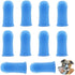 Dog Toothbrush, 10Pcs Soft Dog Finger Toothbrush, 360º Dog Finger Toothbrush, Silicone Pets Teeth Cleaning Toothbrush Kit for Dogs Puppies, Small Pets Dental Care