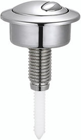 Top Push Button for Toilet Compatible with 49 Flush Valve Durable Replacement Part for Efficient Flushing Ideal for Home Office Commercial Use (Electroplated Silver Plating)