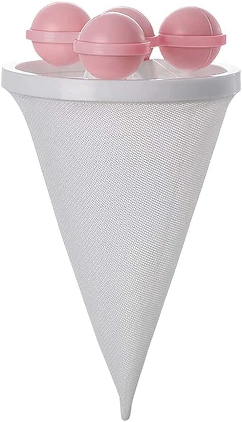 Washing Machine Lint Filter Hair Remover for Laundry Floating Hair Filtering Mesh Removal, Reusable Washing Catcher Machine Parts & Accessories (B)