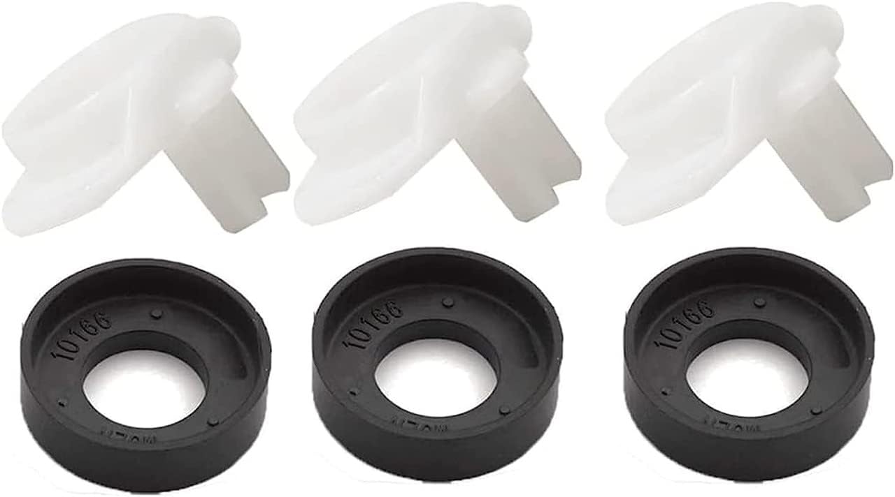 3PCS 101237 OEM for Moen Cup Seal & Diverter Gate for Plumbing Fixture or Faucet, 3800 Tub Spout Replacement Part