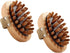 Meridian Pressure Brush, Wood Therapy Massage Tools for Belly Fat, Handheld Wooden Massager Body Brush for Cellulite Remover, Body Shaping and Muscle Pain Relief (2 PCS)