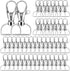 40PCS Swivel Snap Hooks, Premium Lanyard Snap Hook for Lanyard and Sewing Projects (3/4” Inside Width)…