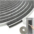 Self Adhesive Pile Weather Stripping Brush for Sliding Windows/Doors, Brush Window Seal Strip, Fuzzy Draft Stopper Weatherstrip Sealing Tape (5m/16.4ft, Grey)