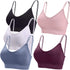 5 Pcs V Neck Tube Top Bra Seamless Bralettes Wireless Bra Padded Bralettes Sports Bra Comfortable Camisole for Women