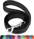 6FT Reflective Dog Leash with Soft Padded Handle for Training,Walking Lead for Large & Medium Dog,1 Inch Wide,Black