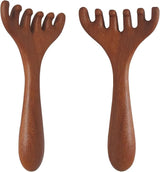 Head Massager Scalp 2 Pack, Protable Head Scratcher Massager for Relaxation & Stress Reduction, Wood Comb Gift for Mother, Sister and Lover