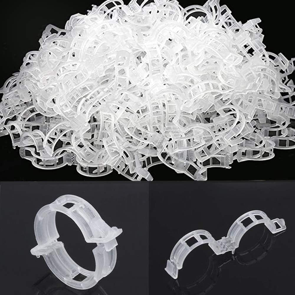 Plastic Plant Clips Essential Garden Tools, Plant Support Clips Tomato Grape Vine Vegetables Plant Fixing Clips,2025 Upgrade Plant Support Garden Clips (Count, 300)