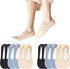 6 Pack No Show Socks Women Thin Socks Low Cut Liner Socks Non Slip Invisible for Flats Boat