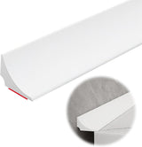 98 Inch Water Barrier for Sink,Silicone Shower Water Barrier Threshold Water Dam Self Adhesive Sealant Strip Bottom Seal Strip Corner Shower Water Guard for Bathroom Floor Bathtub Kitchen Countertop