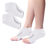 2pcs Castor Oil Pack Wrap for Ankle, Adjustable Ankle Castor Oil Wrap for Plantar Fasciitis Relief, Reusable Plantar Fasciitis Brace Castor Oil Compress for Men & Women, White